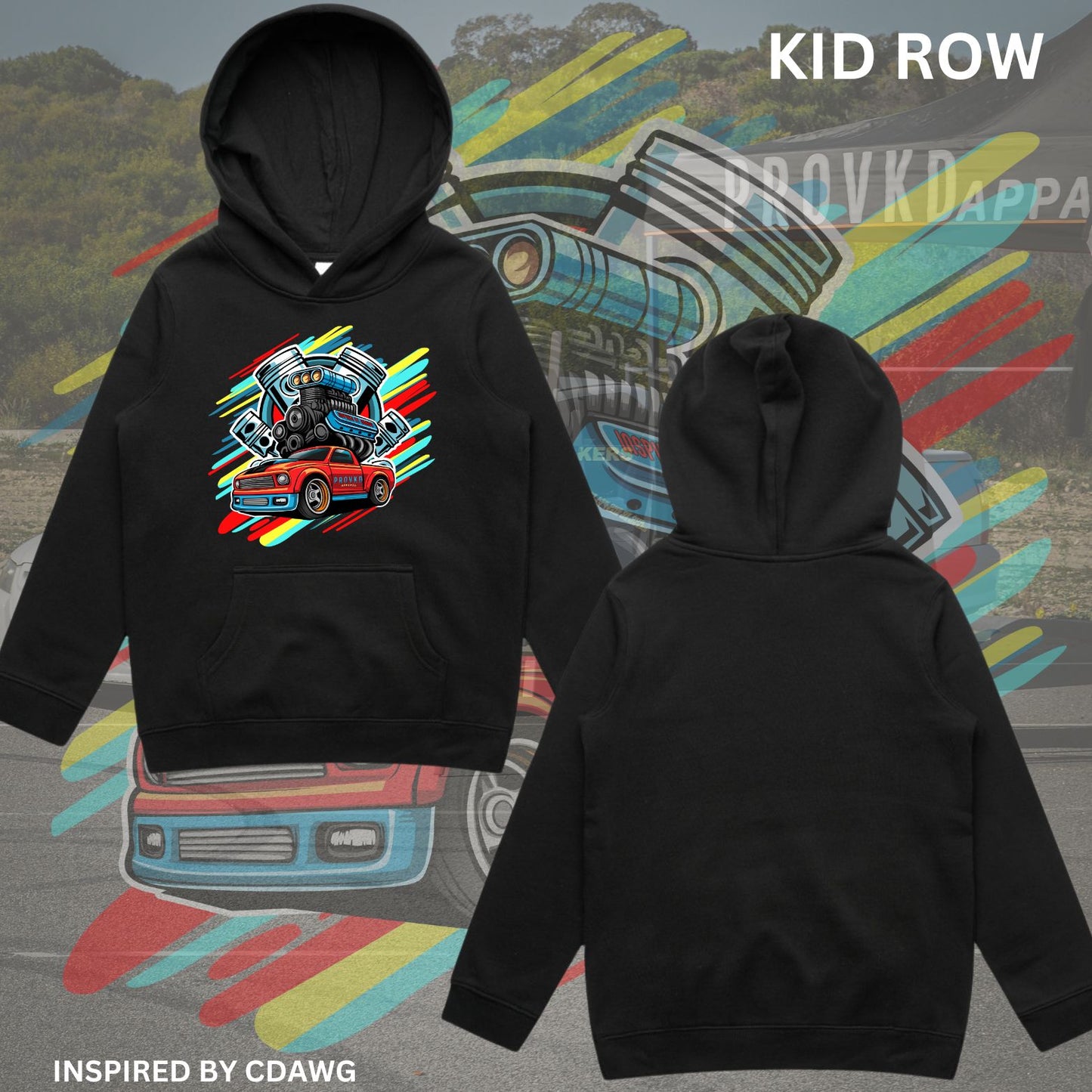 Kid Row Hoodie - Black - Kids