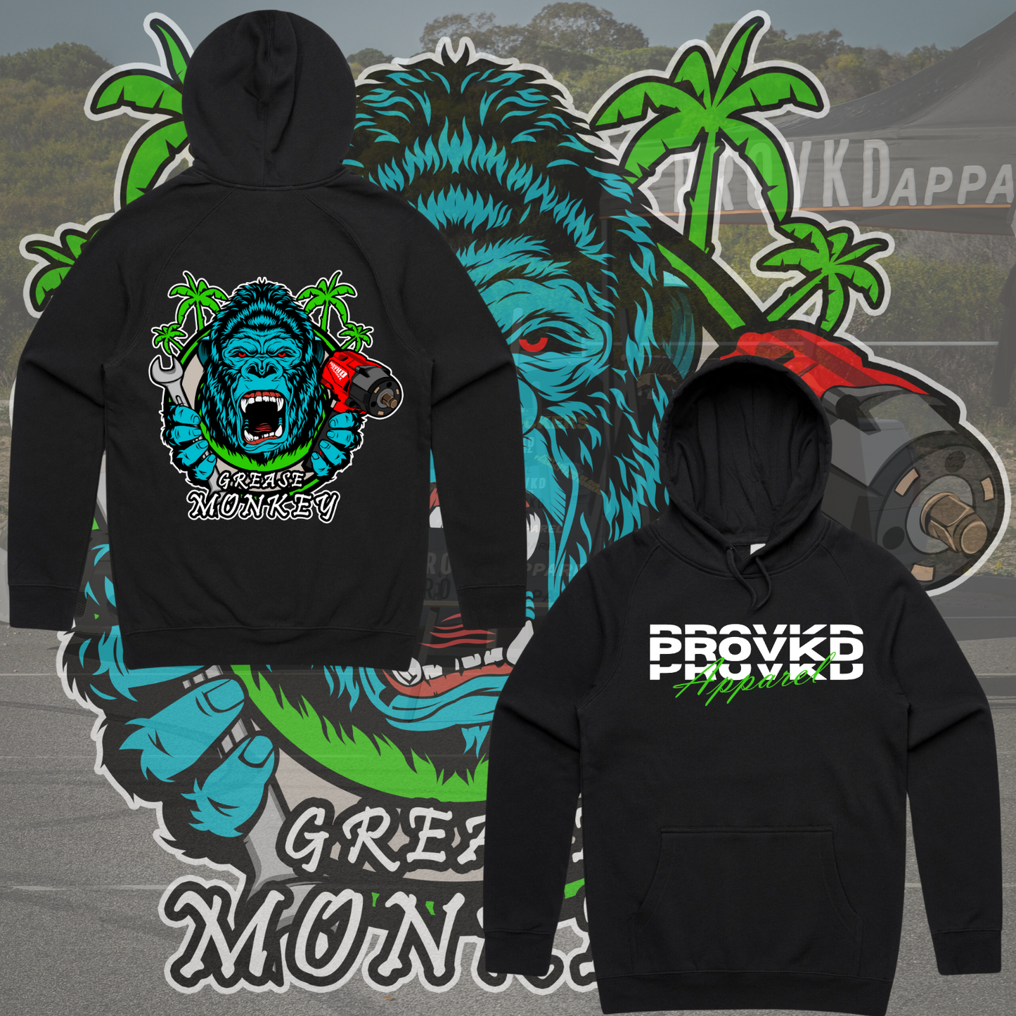 Grease Monkey Hoodie