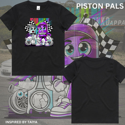 Piston Pals Tee - Black