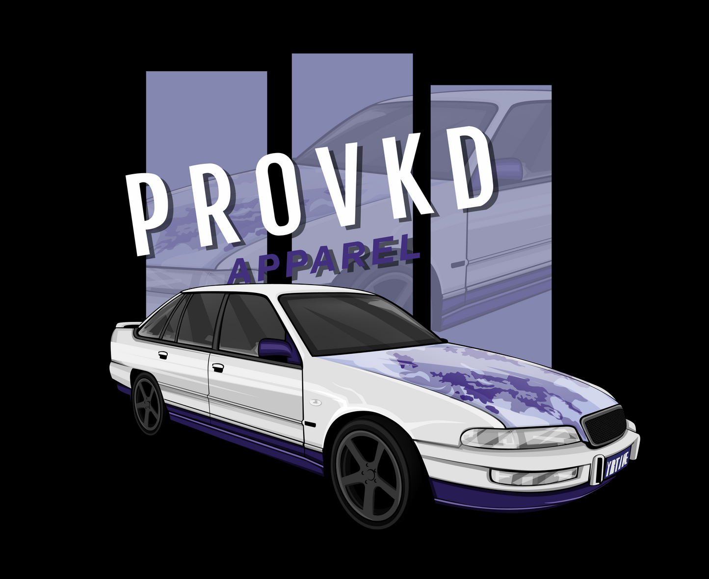 Your Car - Single Car Custom Design With Background Tee