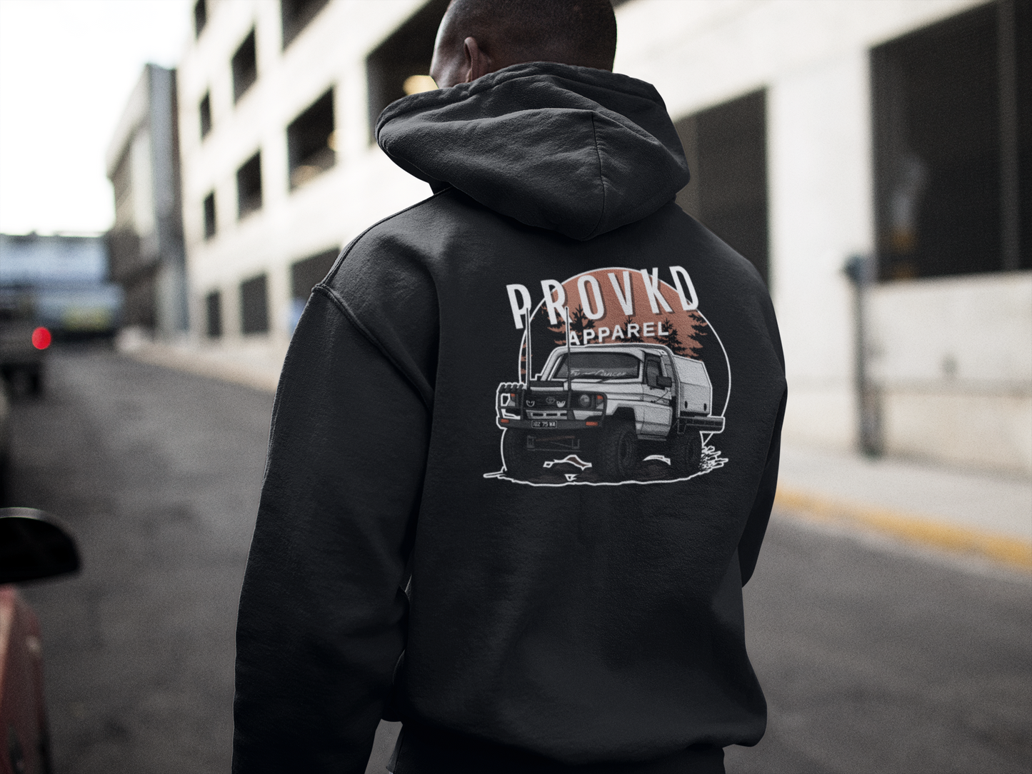 Your Car - Single Car BG Custom Hoodie