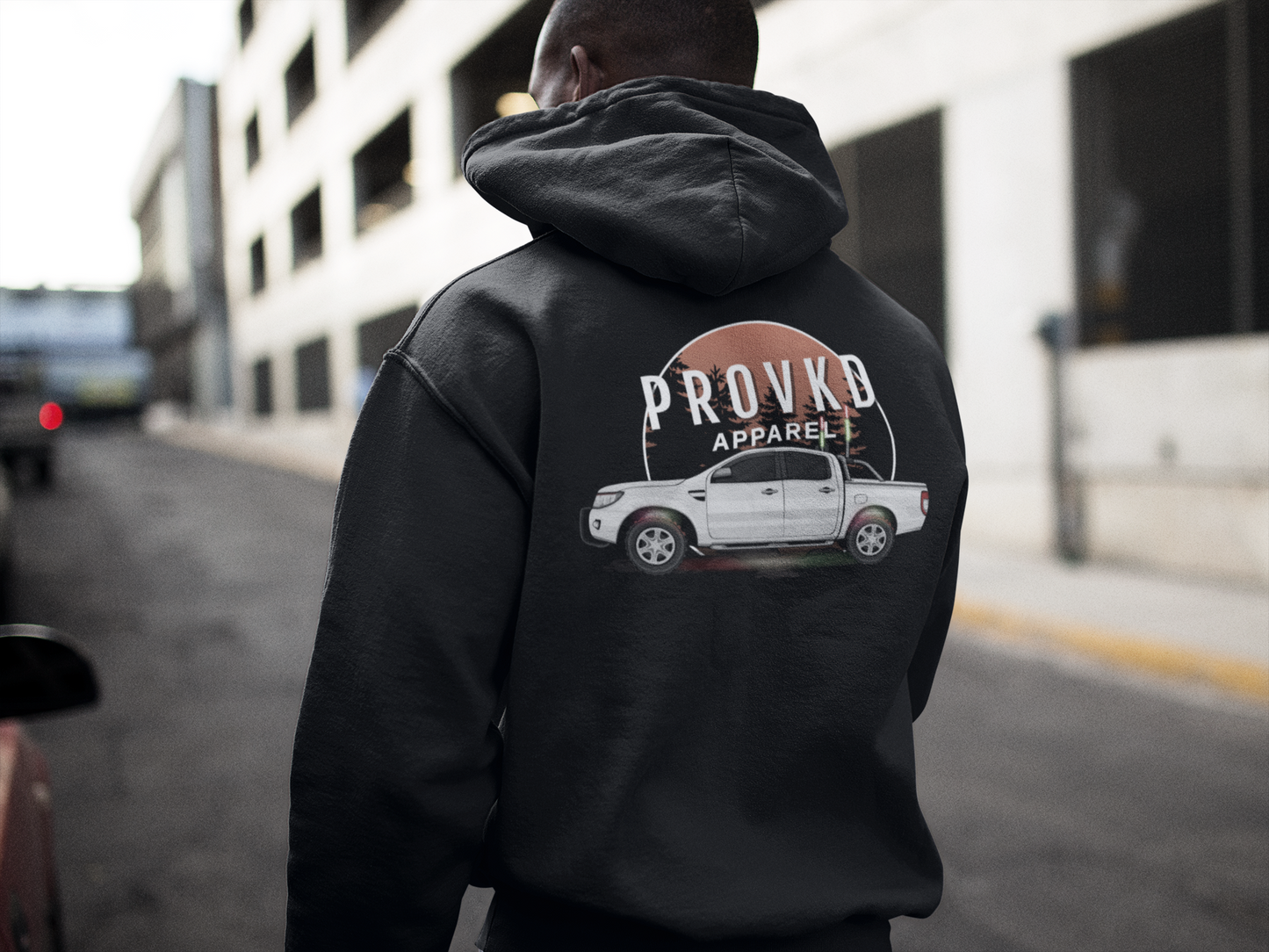 Your Car - Single Car BG Custom Hoodie