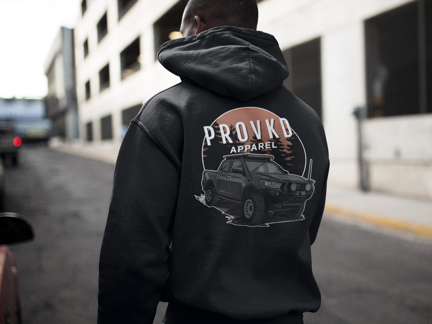 Your Car - Single Car BG Custom Hoodie