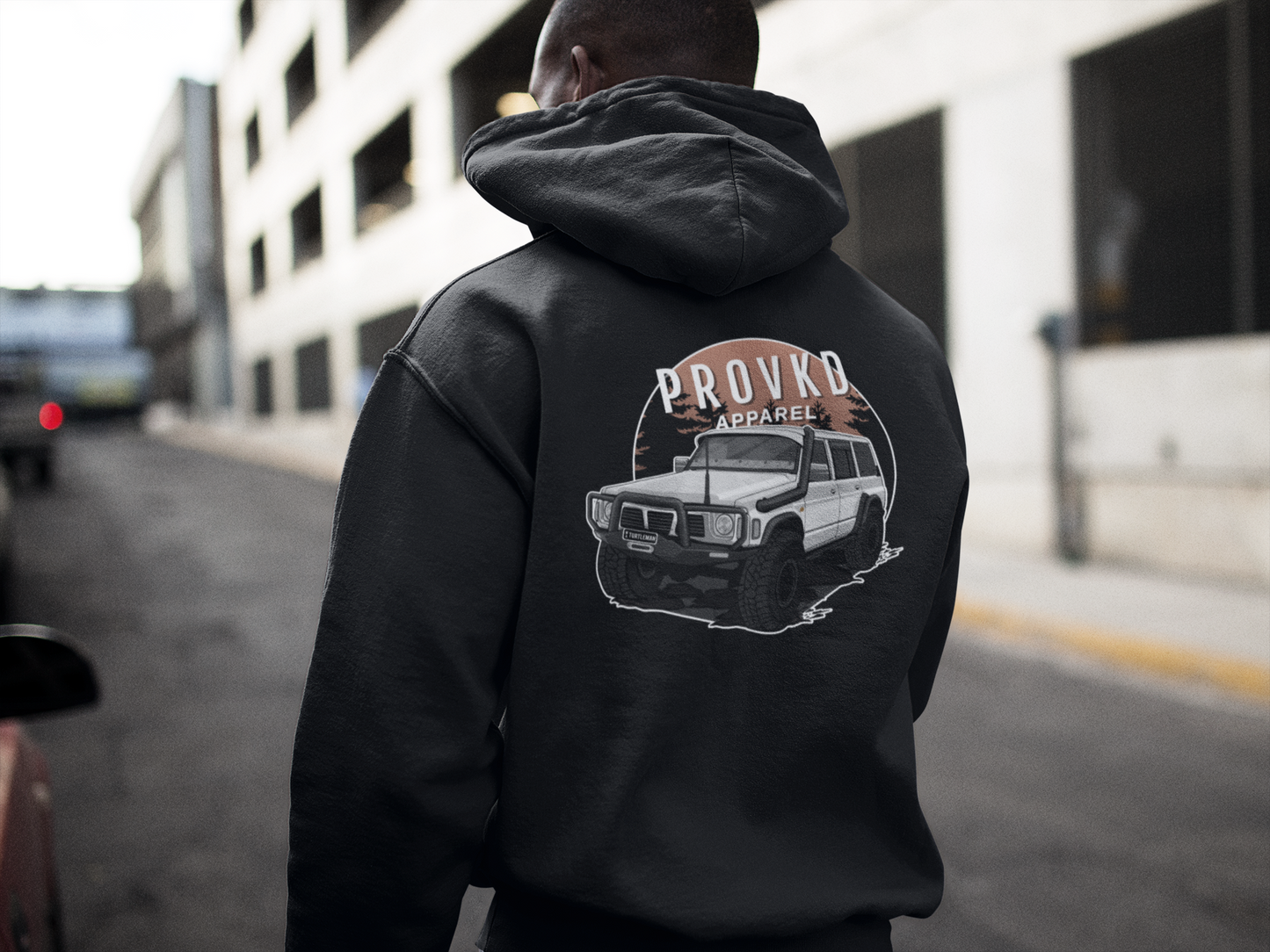 Your Car - Single Car BG Custom Hoodie