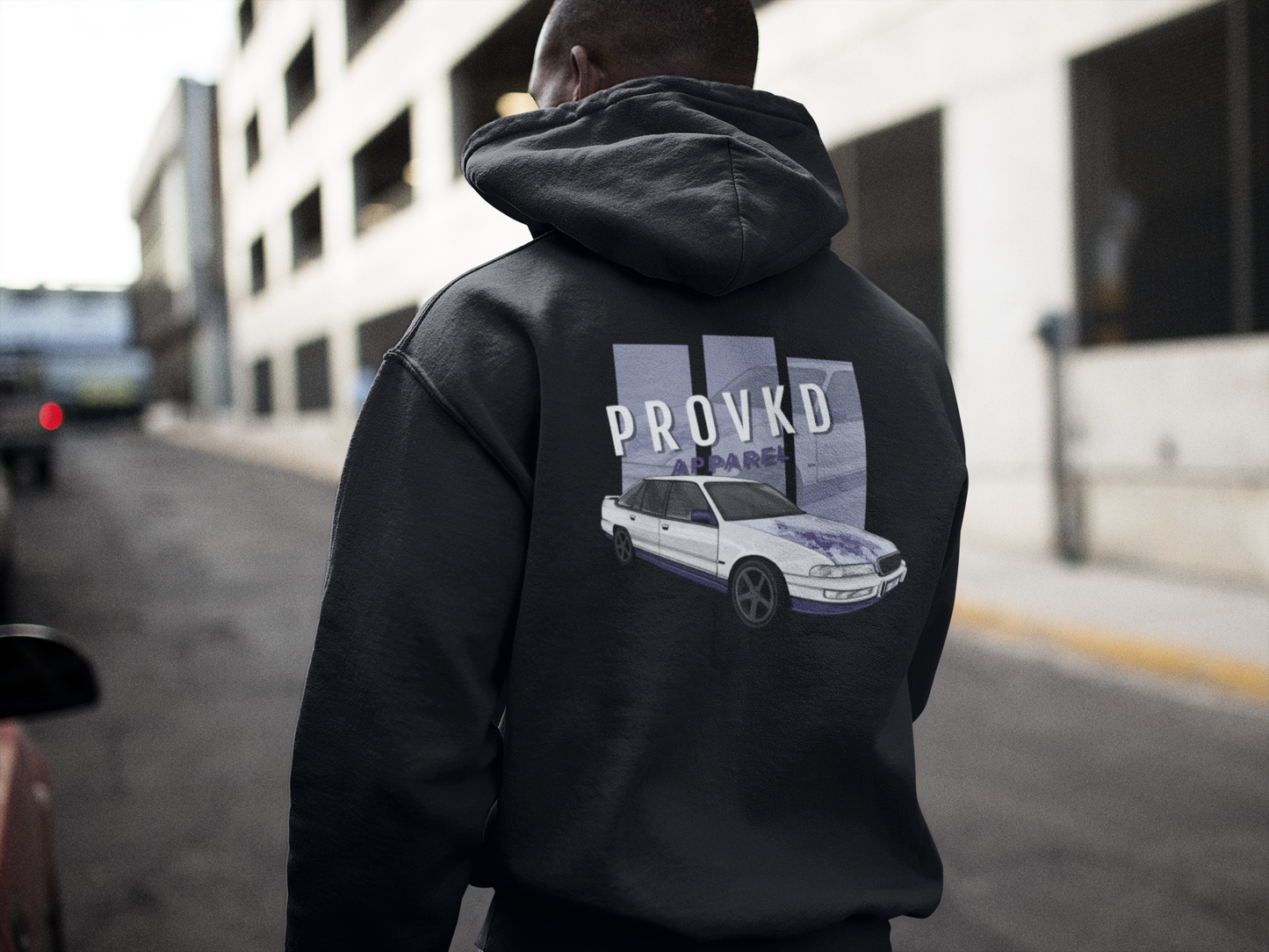 Your Car - Single Car BG Custom Hoodie