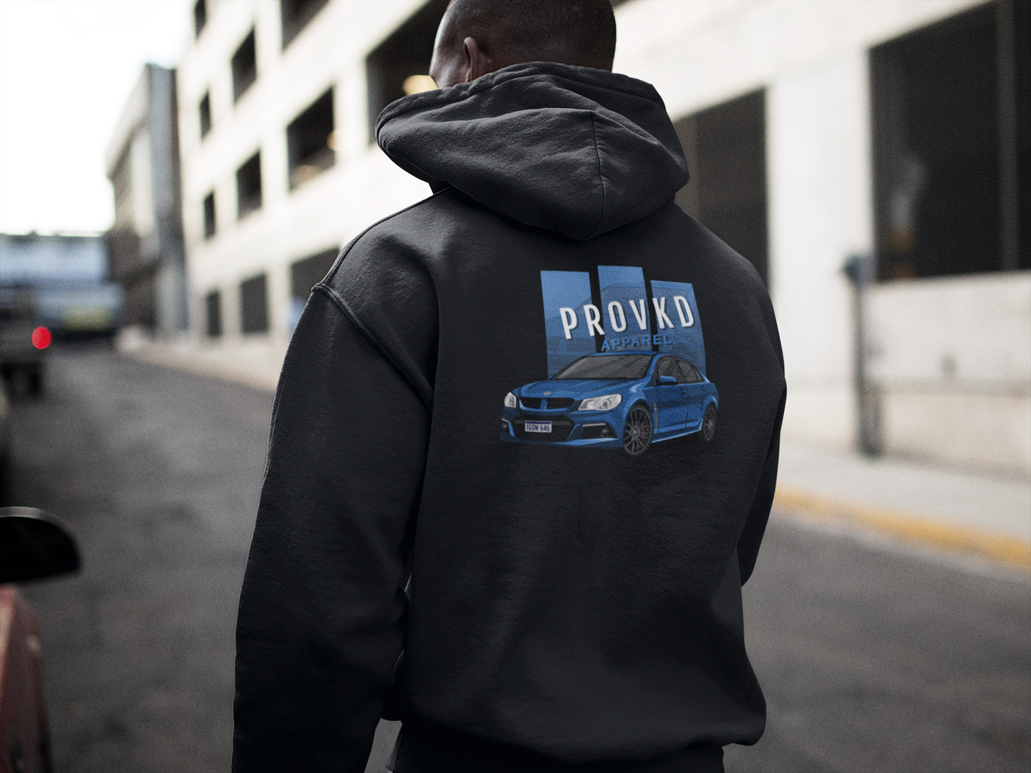 Your Car - Single Car BG Custom Hoodie