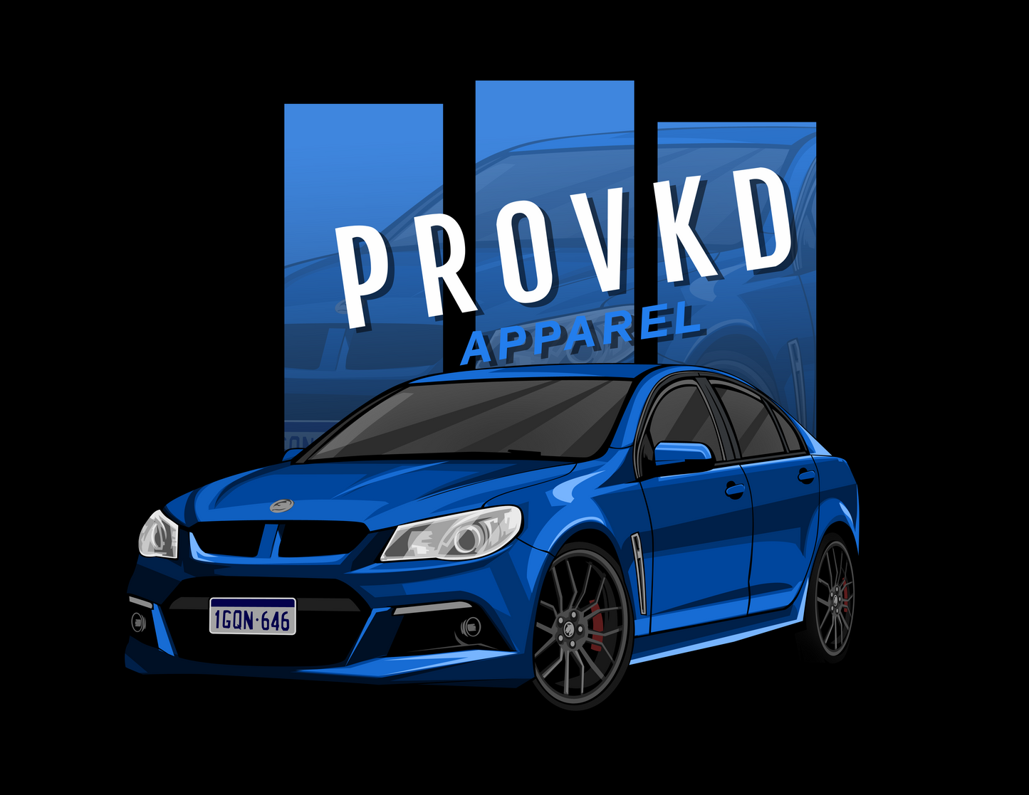 Your Car - Single Car Custom Design With Background Tee