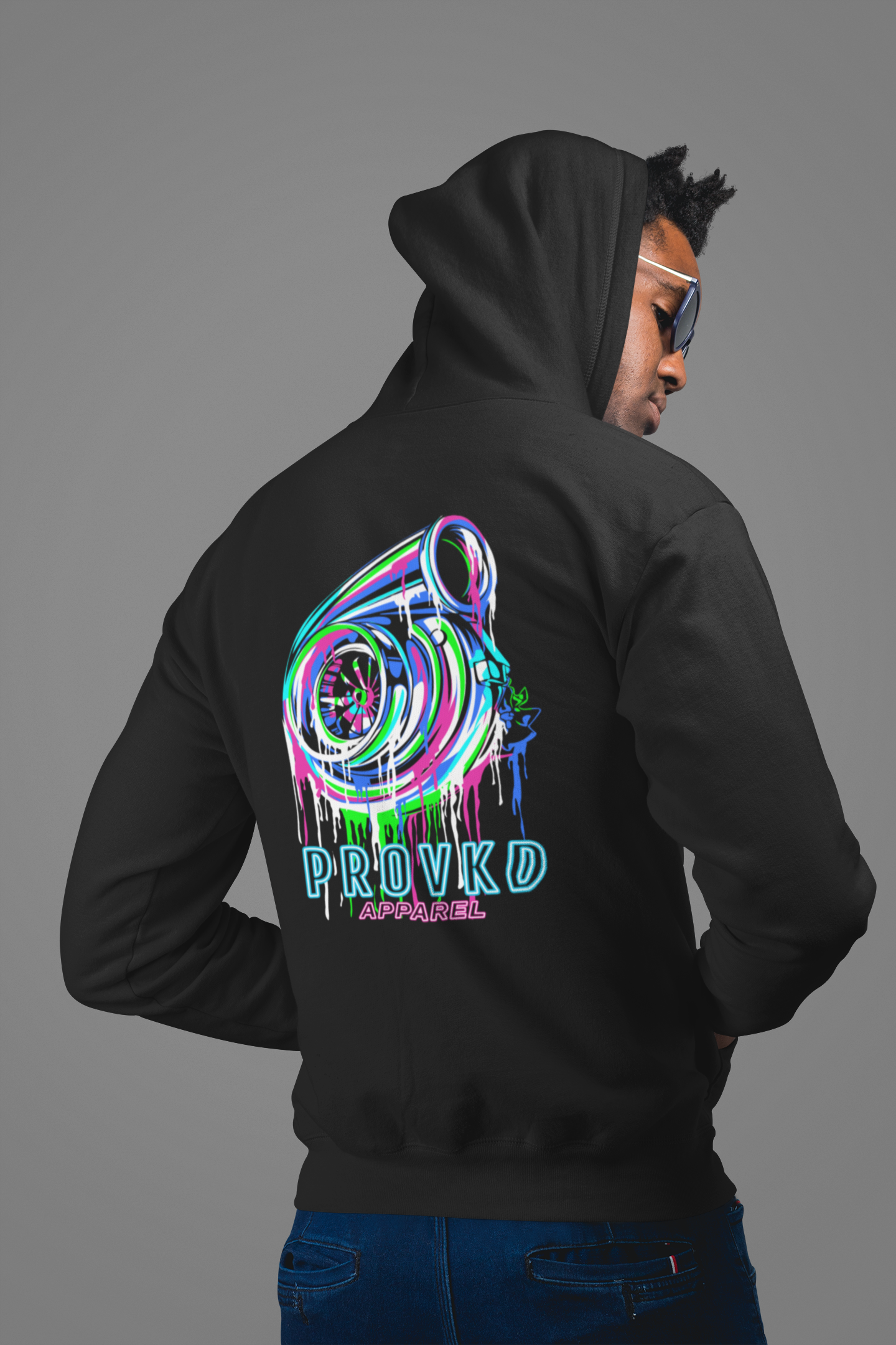 Neon Turbo Hoodie - Mens